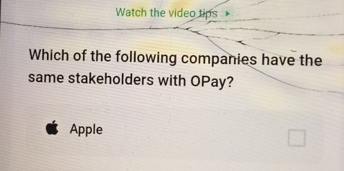Identifying Companies Sharing Stakeholders With Opay